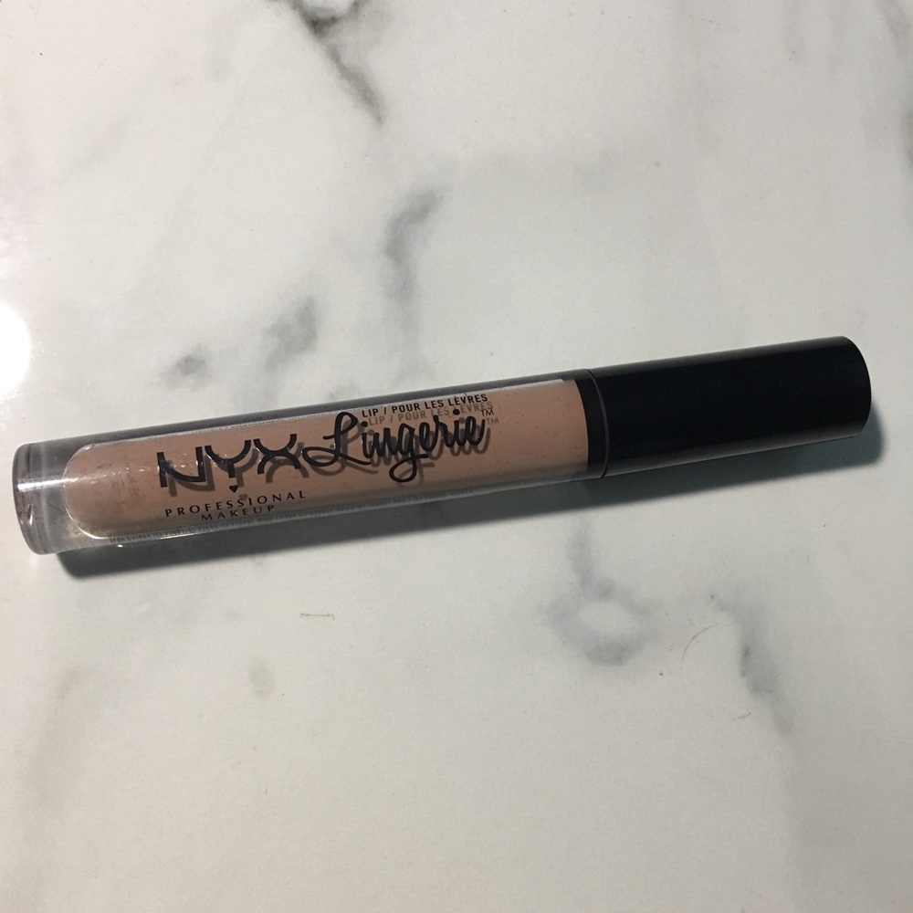 NYX liquid lipstick in “Corset”